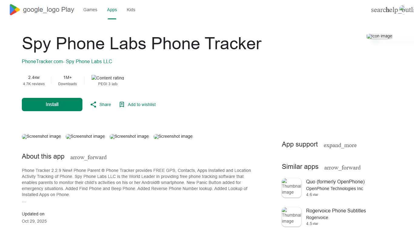 Spy Phone Labs Phone Tracker - Apps on Google Play