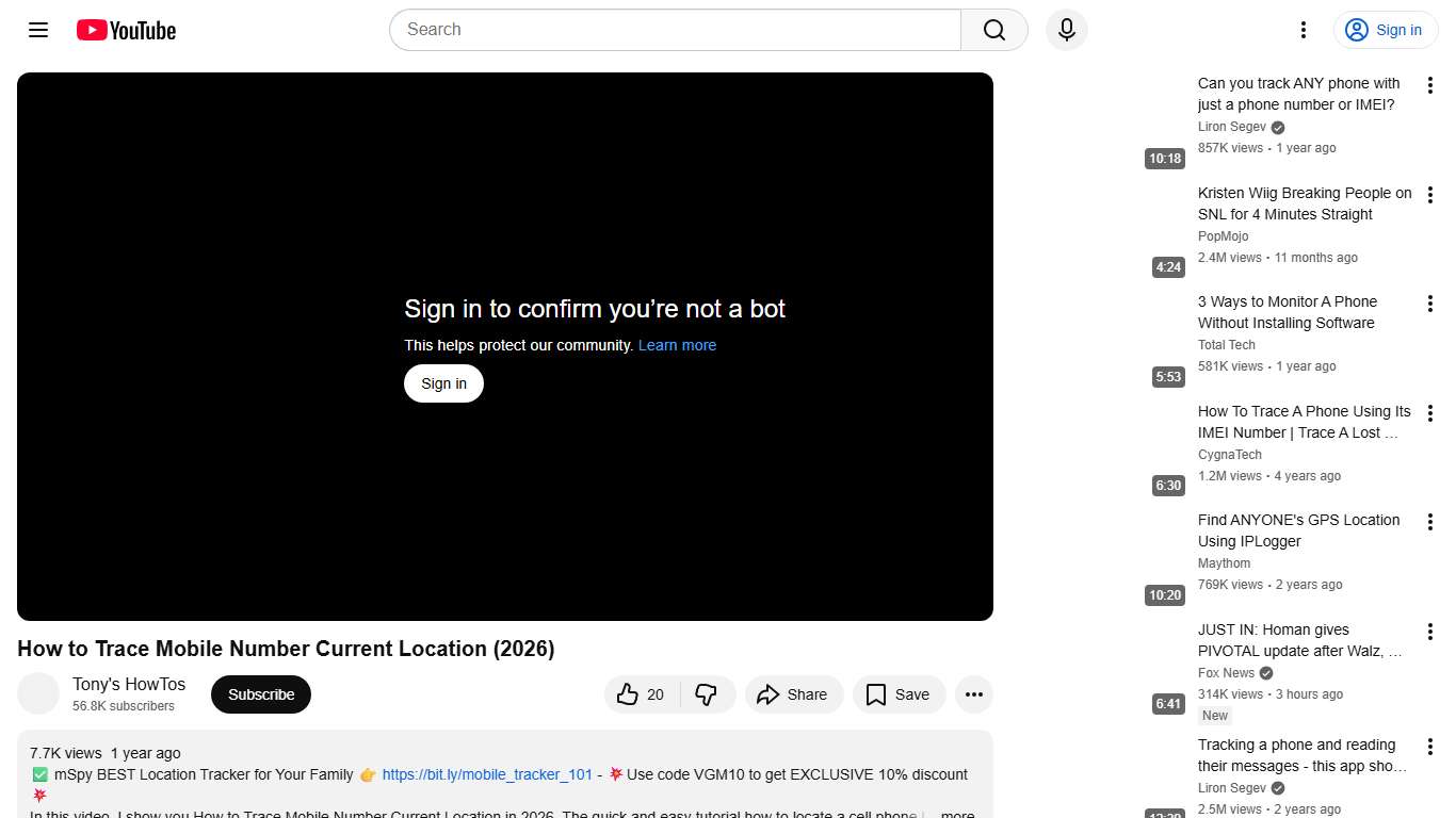 How to Trace Mobile Number Current Location (2026) - YouTube